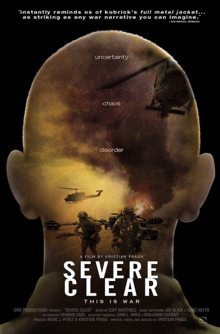 Poster for the documentary film Severe Clear